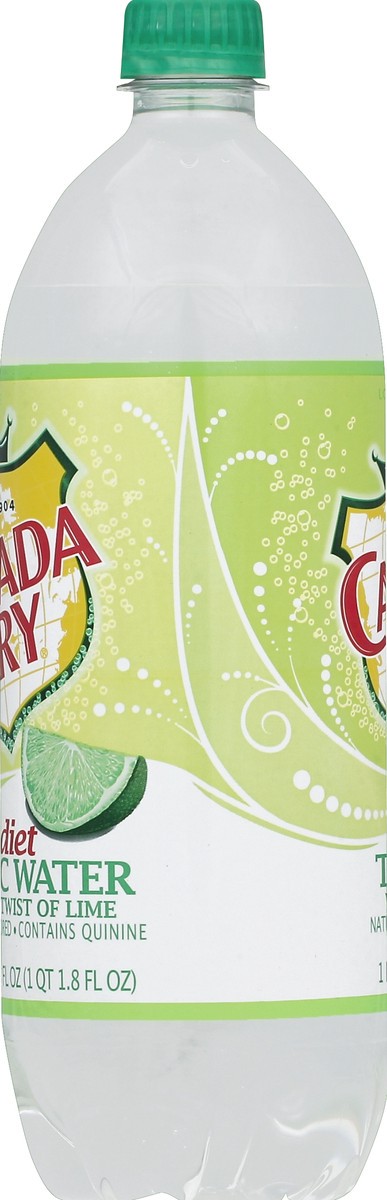 slide 3 of 4, Canada Dry Tonic Water with a Twist of Lime, 1 liter