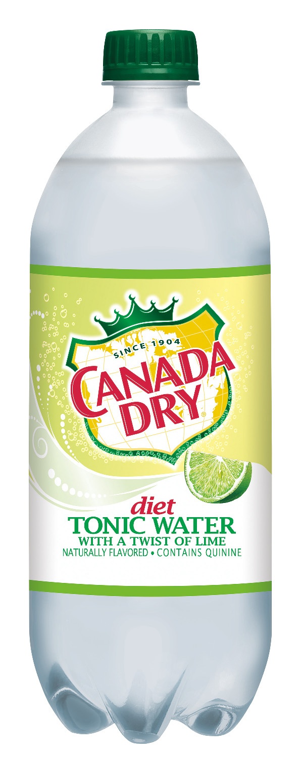 slide 1 of 4, Canada Dry Tonic Water with a Twist of Lime, 1 liter