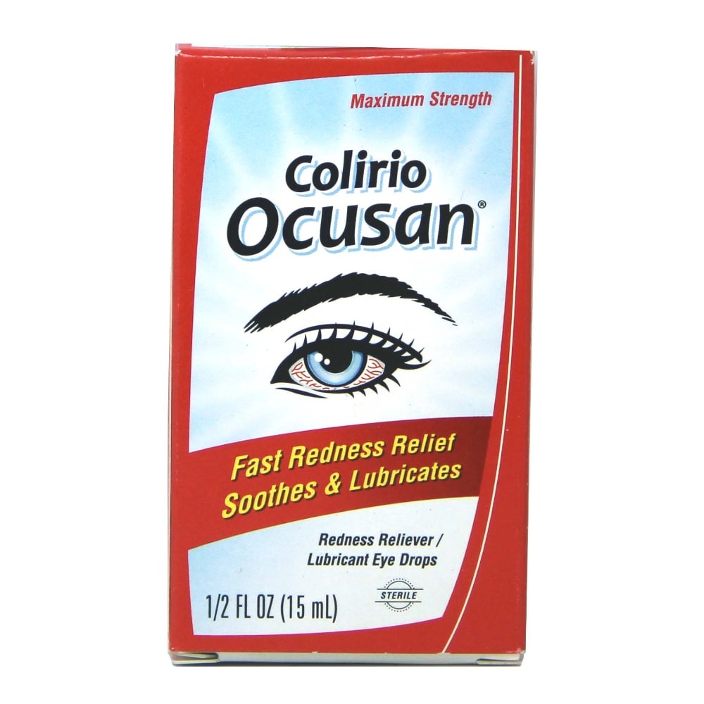 slide 1 of 1, Colirio Ocusan Del La Cruz Reg Eye Drops, 0.5 fl oz