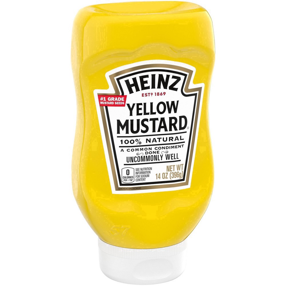 slide 39 of 43, Heinz Mustard Yellow, 14 oz