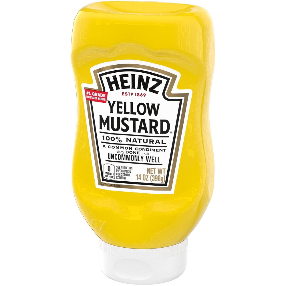 slide 42 of 43, Heinz Mustard Yellow, 14 oz