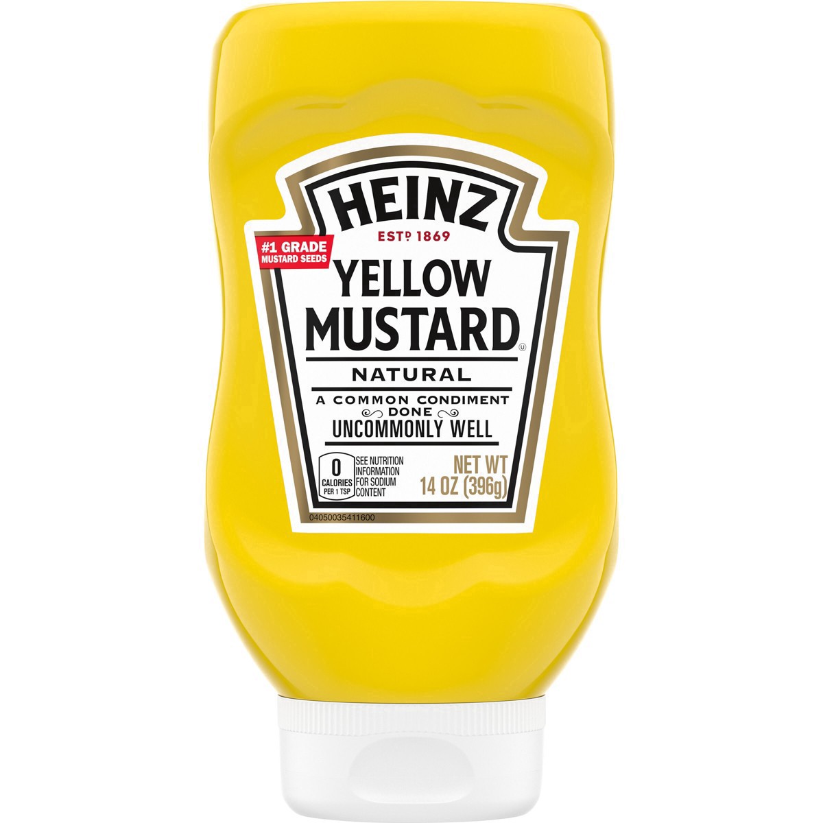slide 10 of 43, Heinz Mustard Yellow, 14 oz