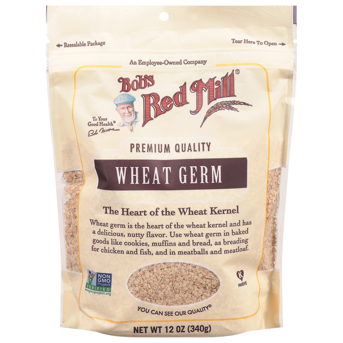 slide 1 of 11, Bob's Red Mill Wheat Germ, 12 oz