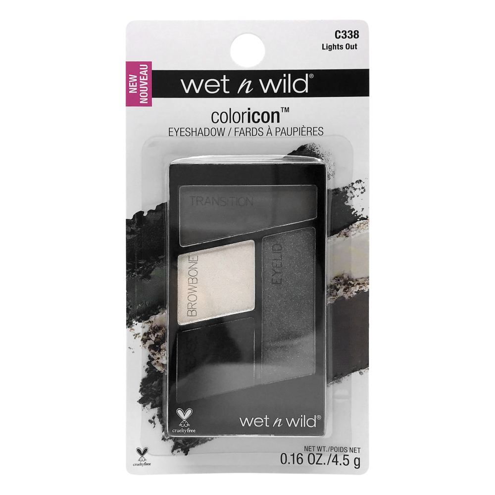 slide 1 of 1, wet n wild Clear Icon Eye Quad Lite Out, 1 ct