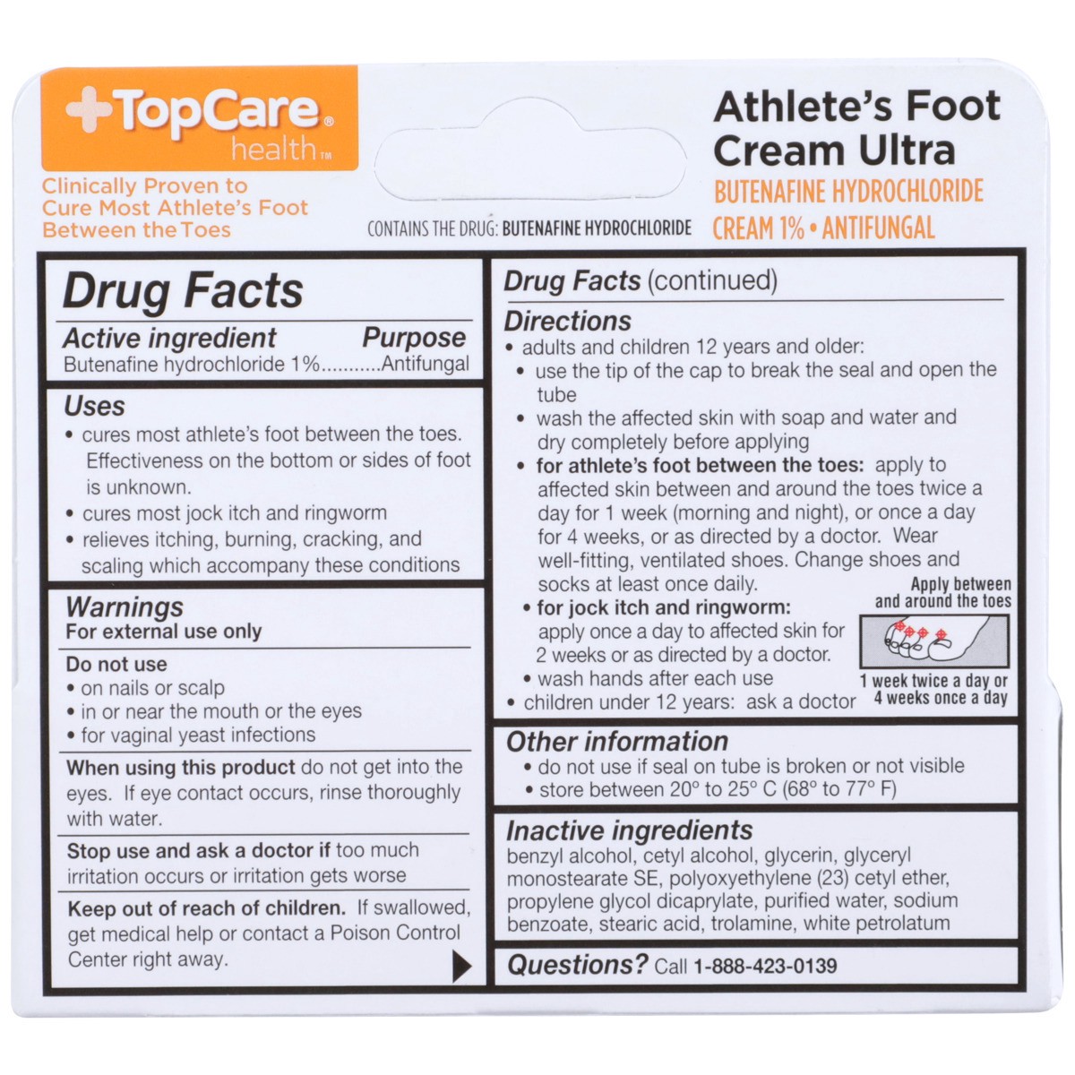 slide 8 of 11, Athletes Foot Crm Ultra Butenafine 1%, 0.42 oz