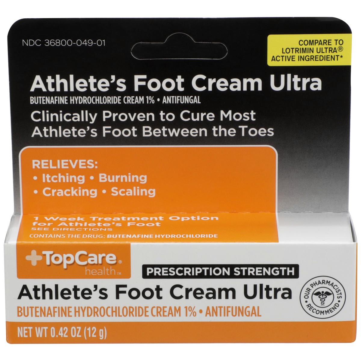 slide 1 of 11, Athletes Foot Crm Ultra Butenafine 1%, 0.42 oz