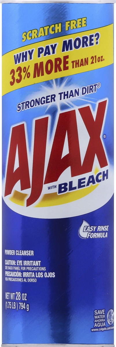 slide 5 of 6, Ajax Powder Cleanser with Bleach - 28 ounce, 28 oz