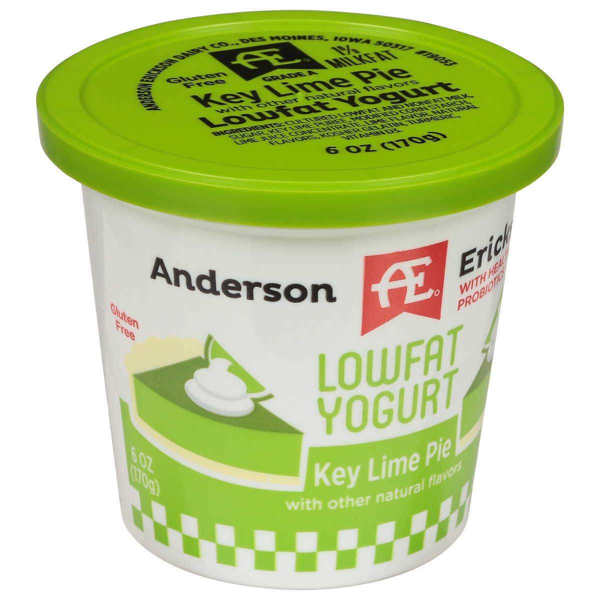 slide 6 of 9, Anderson Erickson Dairy Lowfat Key Lime Pie Yogurt 6 oz, 6 oz