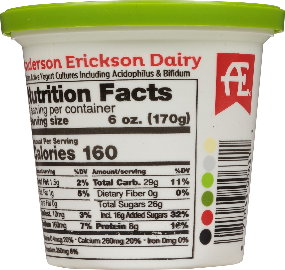 slide 3 of 9, Anderson Erickson Dairy Lowfat Key Lime Pie Yogurt 6 oz, 6 oz