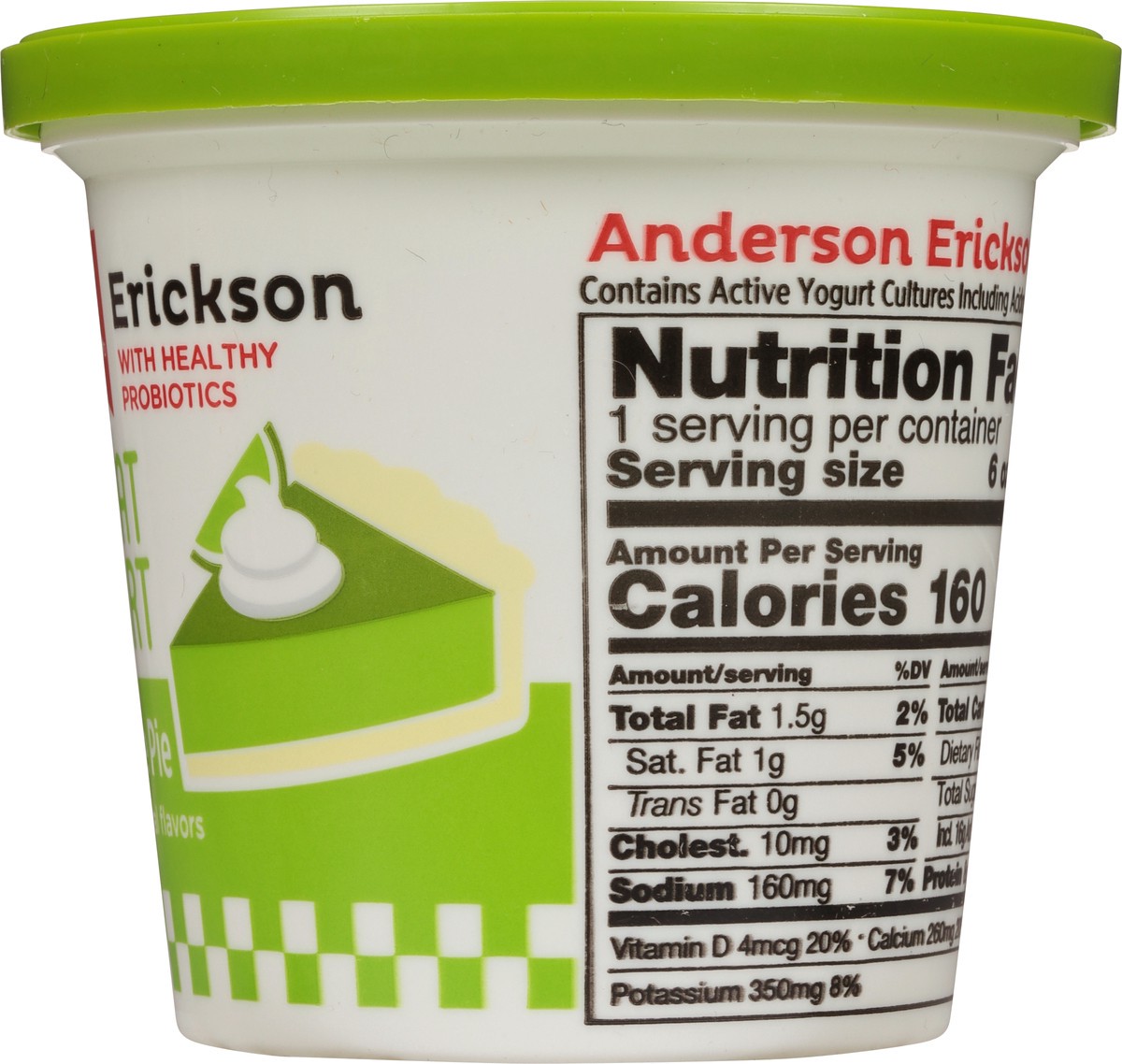 slide 7 of 9, Anderson Erickson Dairy Lowfat Key Lime Pie Yogurt 6 oz, 6 oz