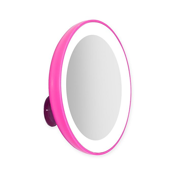 slide 1 of 3, Zadro Next Generation 10X LED Mini Spot Mirror - Pink, 1 ct