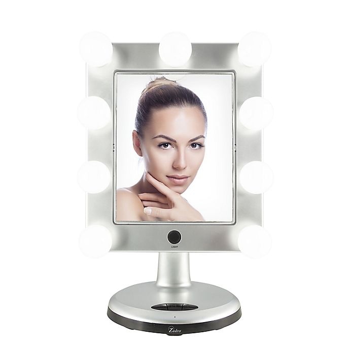 slide 5 of 8, Zadro 5X/1X Melrose LED Bluetooth Vanity Mirror, 1 ct