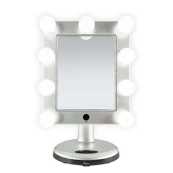 slide 6 of 8, Zadro 5X/1X Melrose LED Bluetooth Vanity Mirror, 1 ct