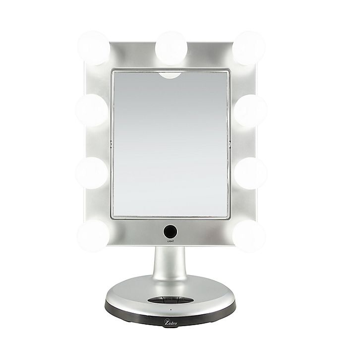 slide 1 of 8, Zadro 5X/1X Melrose LED Bluetooth Vanity Mirror, 1 ct