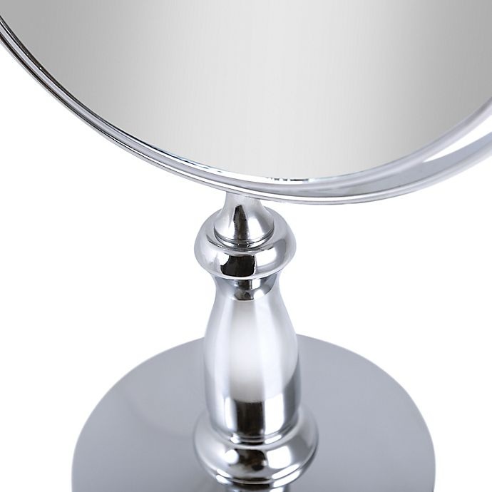slide 7 of 10, Zadro 8X/1X Magnifying Dual-Sided Vanity - Chrome, 1 ct