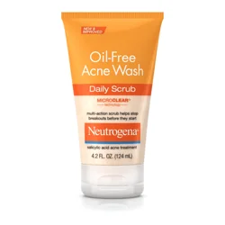 Neutrogena Oil-Free Acne Wash Daily Scrub, 4.2 Fl. Oz