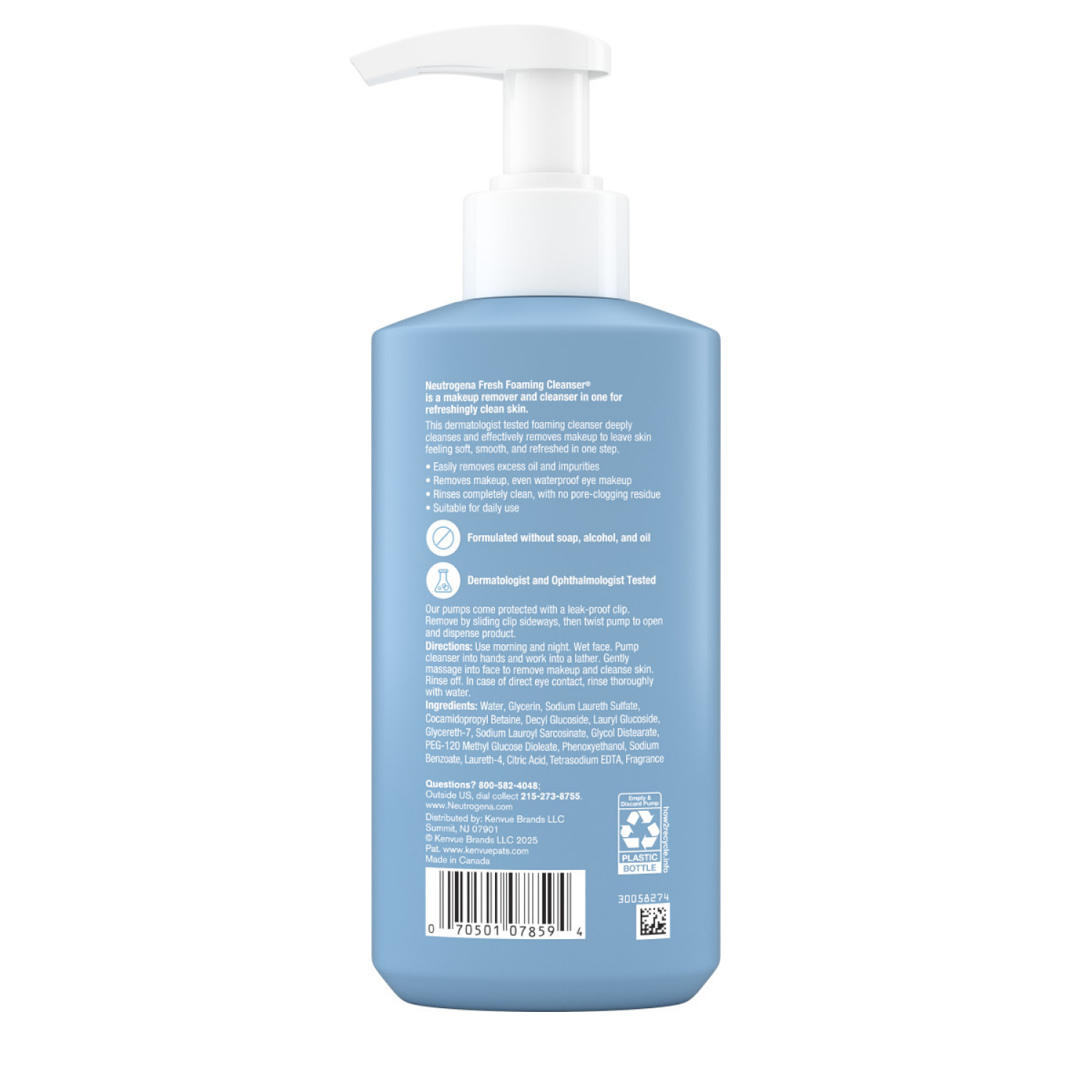 slide 4 of 6, Neutrogena Fresh Foaming Cleanser, 8.5 Fl. Oz, 8.5 fl oz