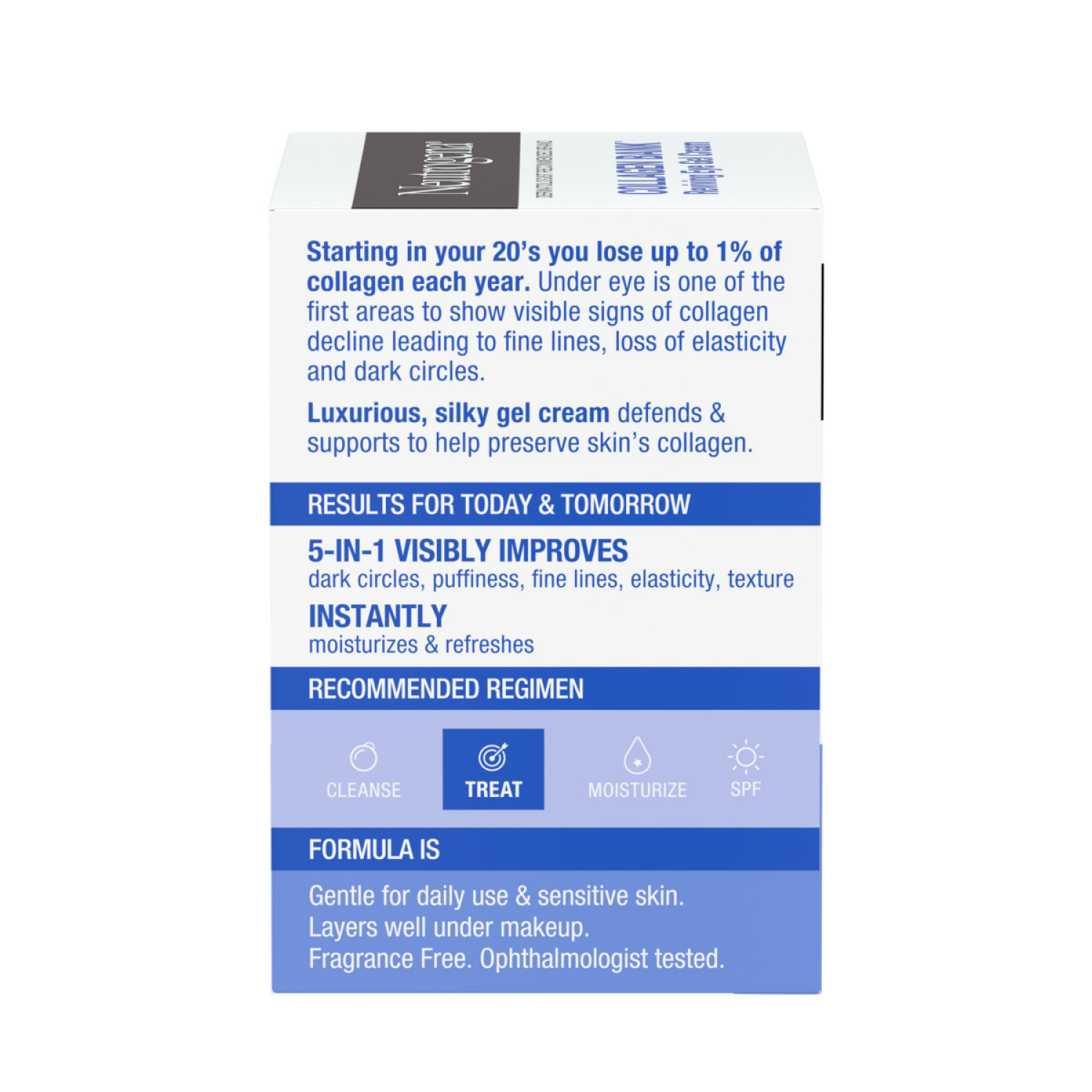 slide 4 of 7, Neutrogena Collagen Bank Reviving Eye Gel Cream, 0.5 Oz, 0.5 oz