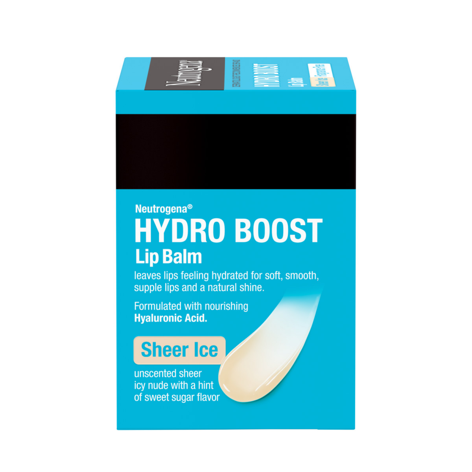 slide 3 of 8, Neutrogena Hydro Boost Hyaluronic Acid Lip Balm, Sheer Ice, Fragrance Free, 0.5 Oz, 0.5 oz