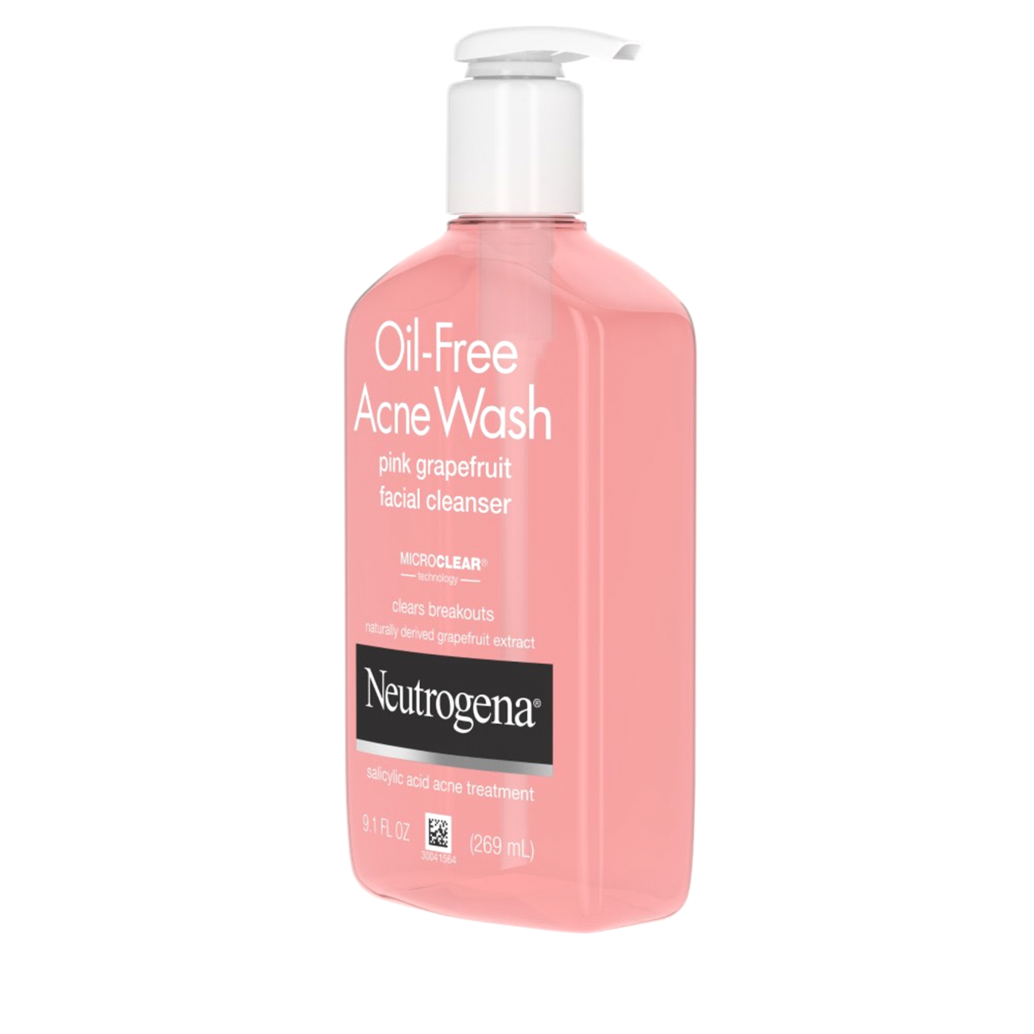 slide 4 of 4, Neutrogena Oil-Free Acne Wash Pink Grapefruit Facial Cleanser, 9.1 Fl. Oz, 9.1 fl oz