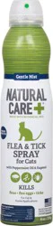 Natural Care + With Peppermint Oil & Eugenol Flea & Tick Spray for Cats 6 oz