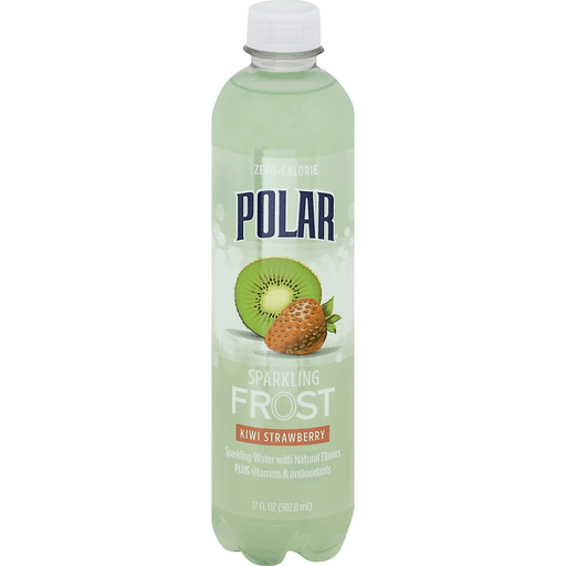 slide 2 of 2, Polar Frost Kiwi Strawberry Sparkling Water, 17 oz