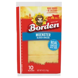 Borden Muenster Slices - 6 oz