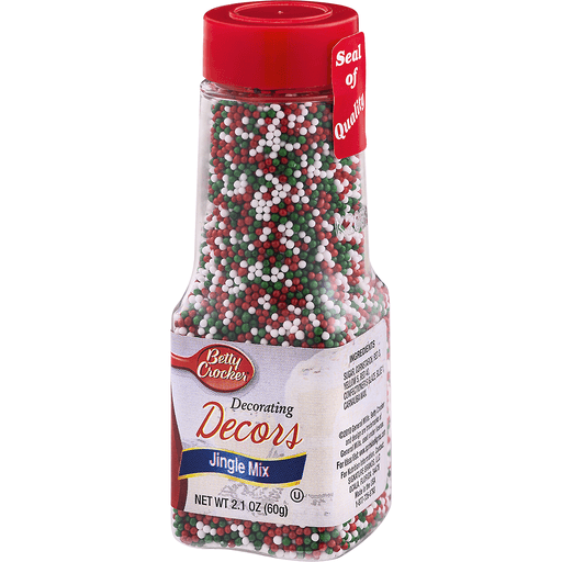 slide 3 of 9, Betty Crocker Sprinkles Jingle Mix Nonpareils, 2.1 oz