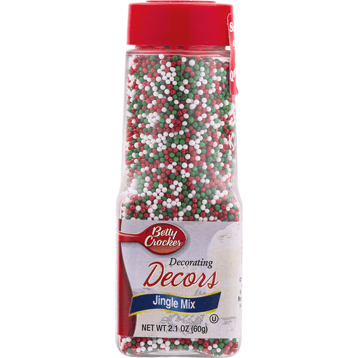 slide 4 of 9, Betty Crocker Sprinkles Jingle Mix Nonpareils, 2.1 oz