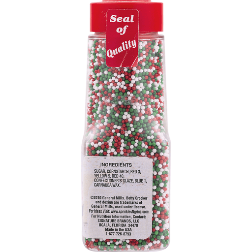 slide 6 of 9, Betty Crocker Sprinkles Jingle Mix Nonpareils, 2.1 oz