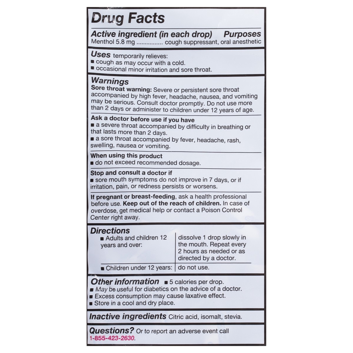 slide 6 of 12, Equaline Sugar Free Menthol Flavor Cough Drops 140 ea, 140 ct