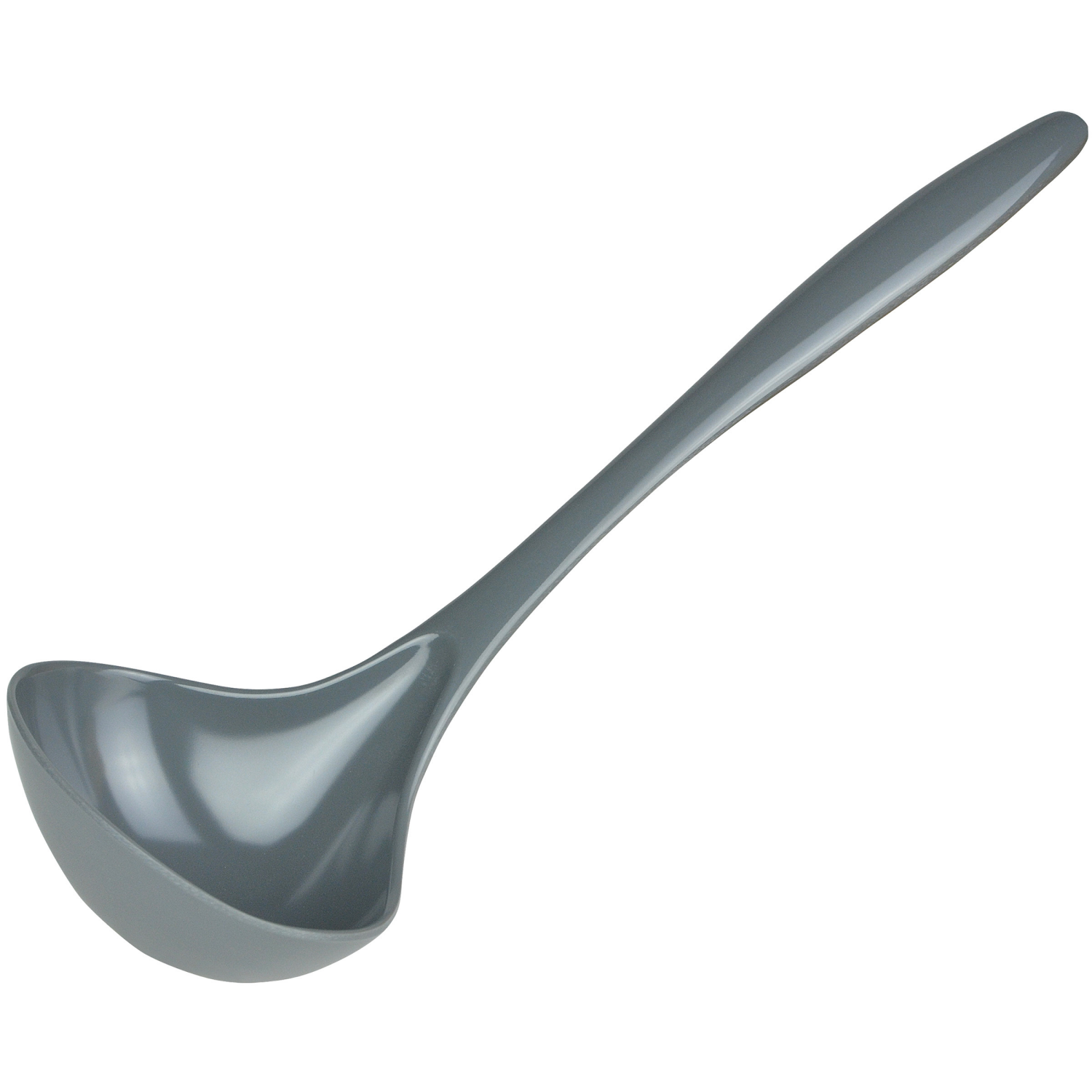slide 1 of 2, Hutzler Melamine Soup Ladle - White, 11.25 in