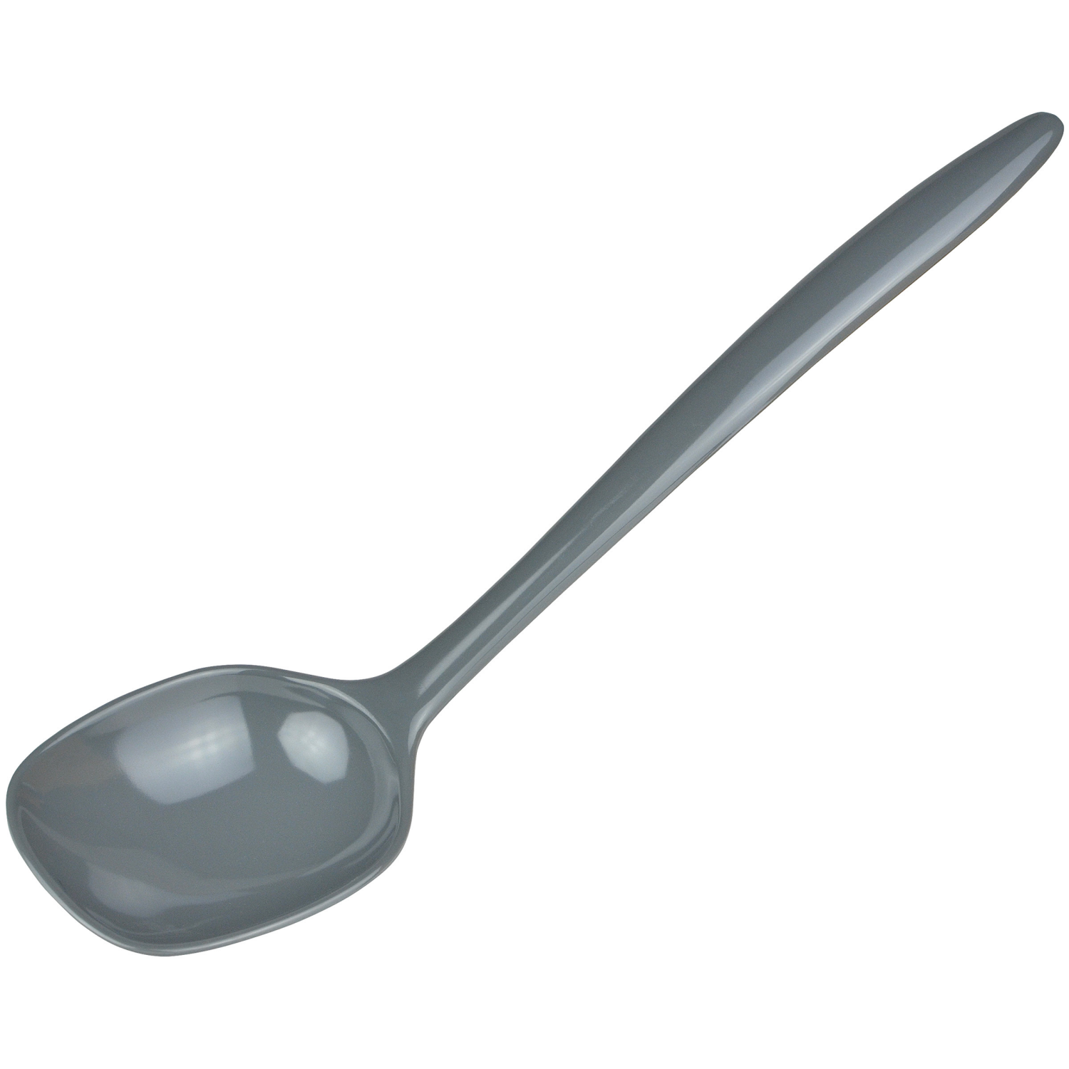 slide 1 of 2, Hutzler Melamine Spoon - White, 12 in