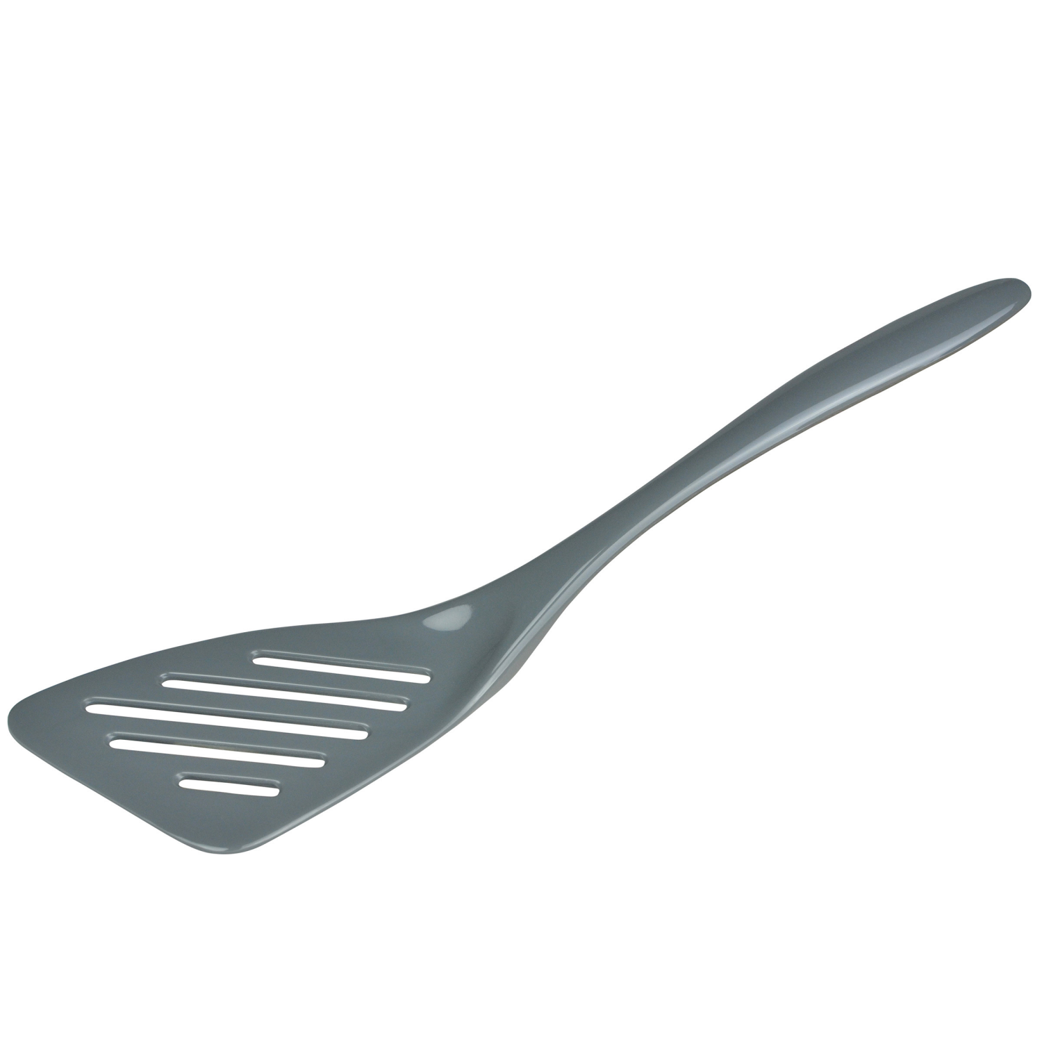 slide 1 of 2, Hutzler Melamine Slotted Turner - White, 12.4 in