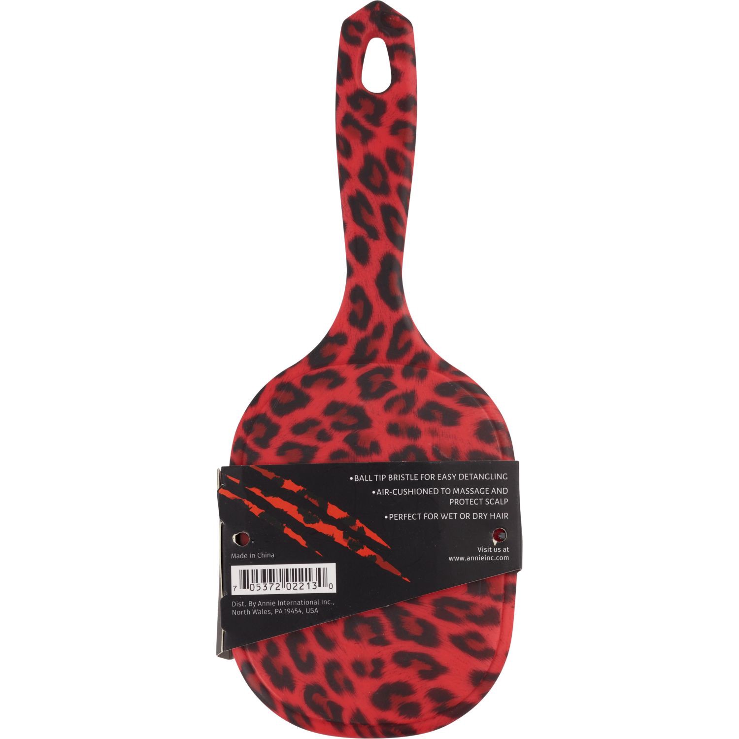 slide 6 of 8, ANNIE INTERNATIONAL Animal Paddle Brush Jumbo Asst, 1 ct