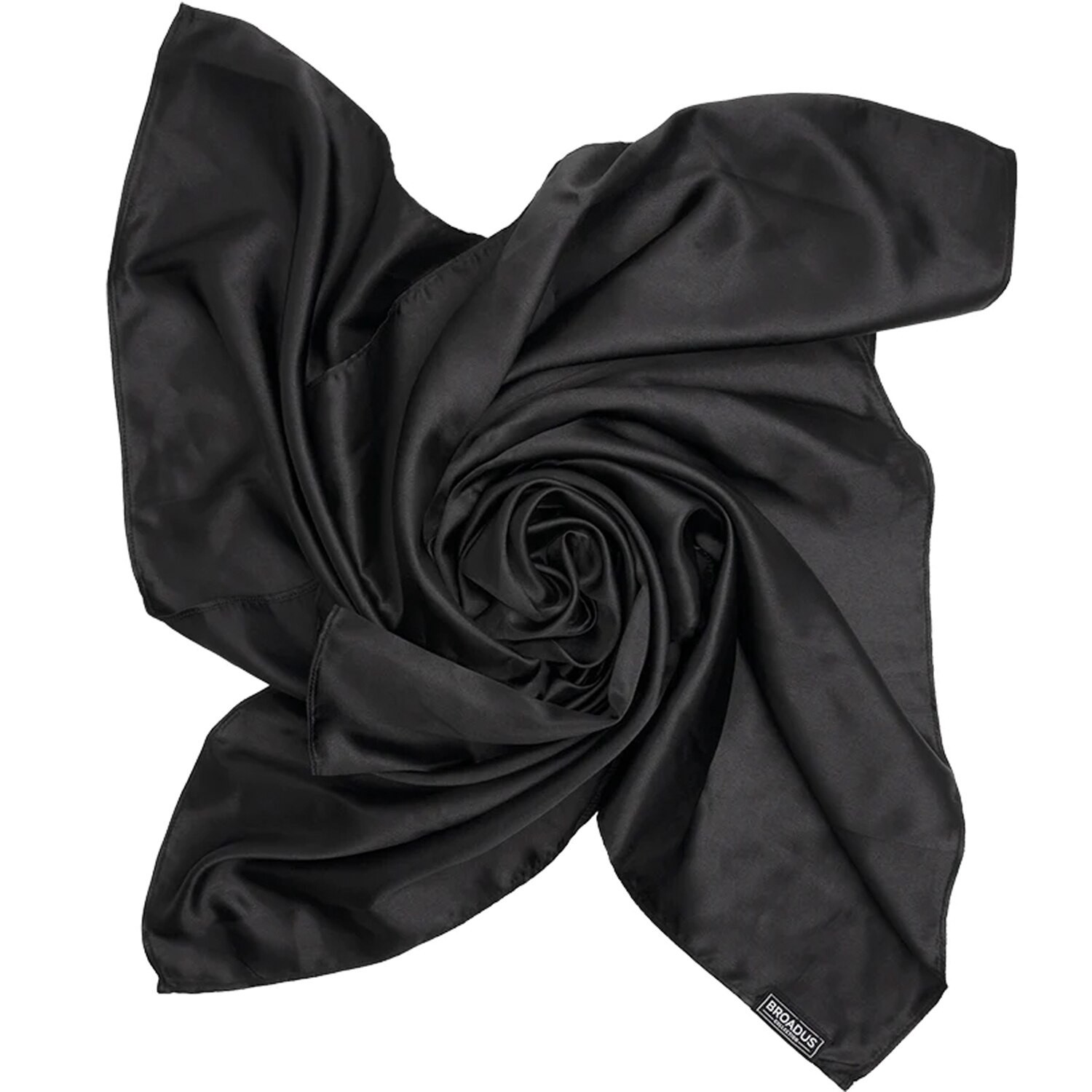 slide 7 of 9, Annie Broadus Collection Headwrap Scarf, Black, 36 In. X 36 In., 36 in