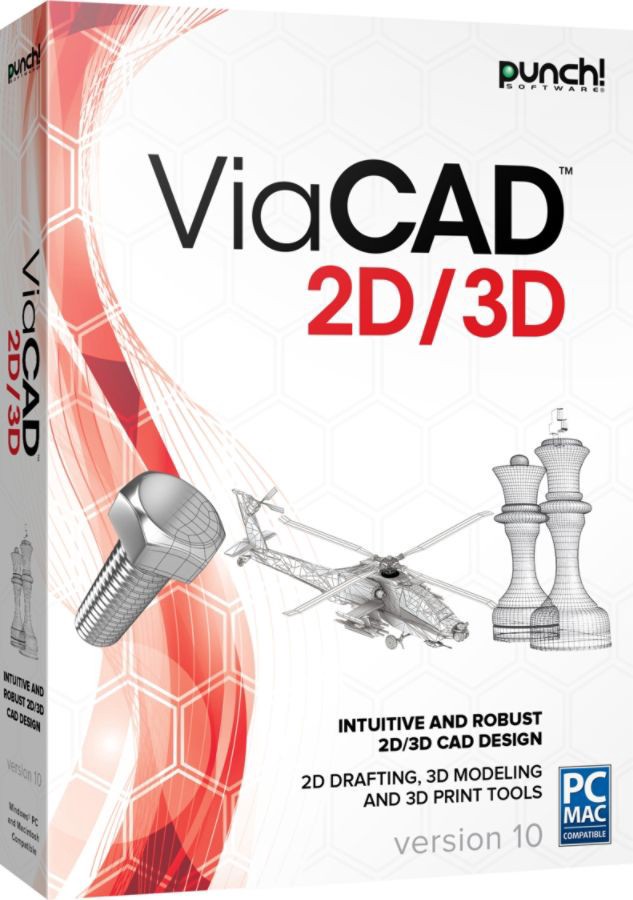 slide 2 of 3, Encore Punch! Viacad 2D/3D V10, Traditional Disc, 1 ct