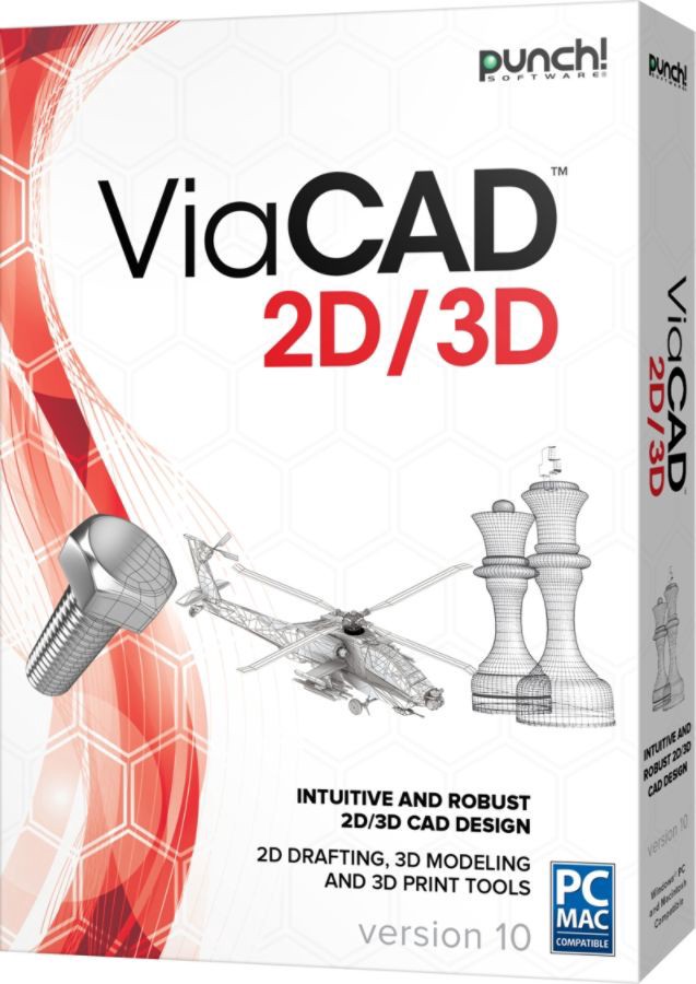 slide 3 of 3, Encore Punch! Viacad 2D/3D V10, Traditional Disc, 1 ct