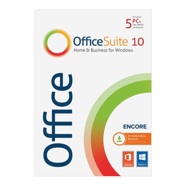 Encore Office Suite 10, Windows, Download/Product Key 1 ct | Shipt