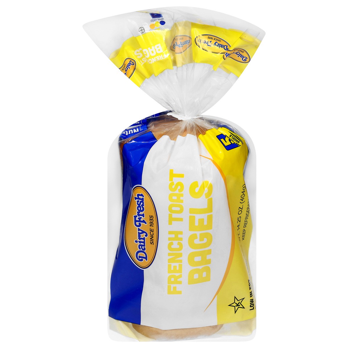 slide 1 of 11, Dairy Fresh Pre-Sliced French Toast Bagels 5 ea, 14.25 ct