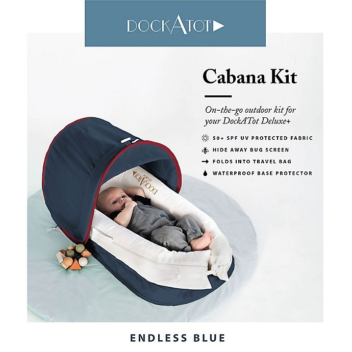 slide 3 of 13, DockATot Cabana Kit for Deluxe+ Dock - Endless Blue, 1 ct