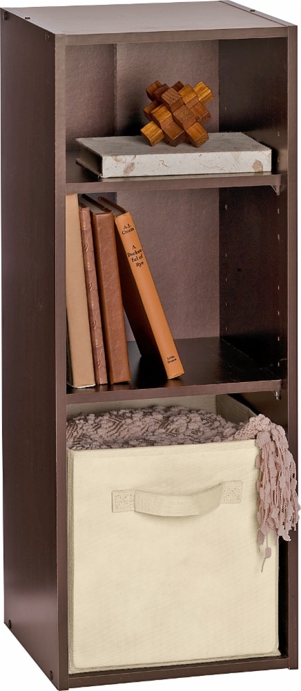 slide 1 of 1, ClosetMaid 3 Shelf Organizer - Espresso, 31.5 in x 12.125 in x 11.625 in