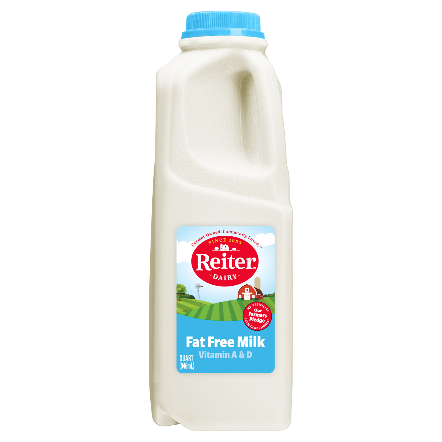 slide 1 of 1, Reiter Dairy Milk 1 qt, 32 oz