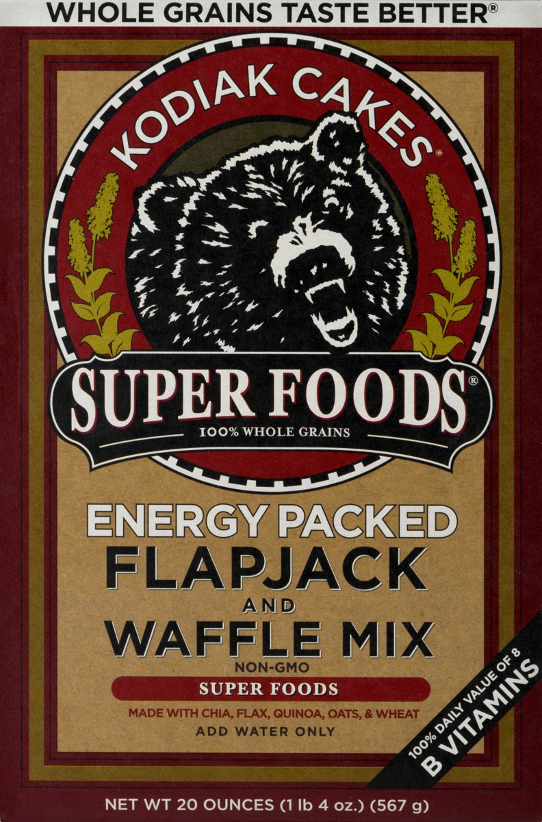 slide 8 of 9, Kodiak Cakes Super Foods Flapjack And Waffle Mix, 20 oz