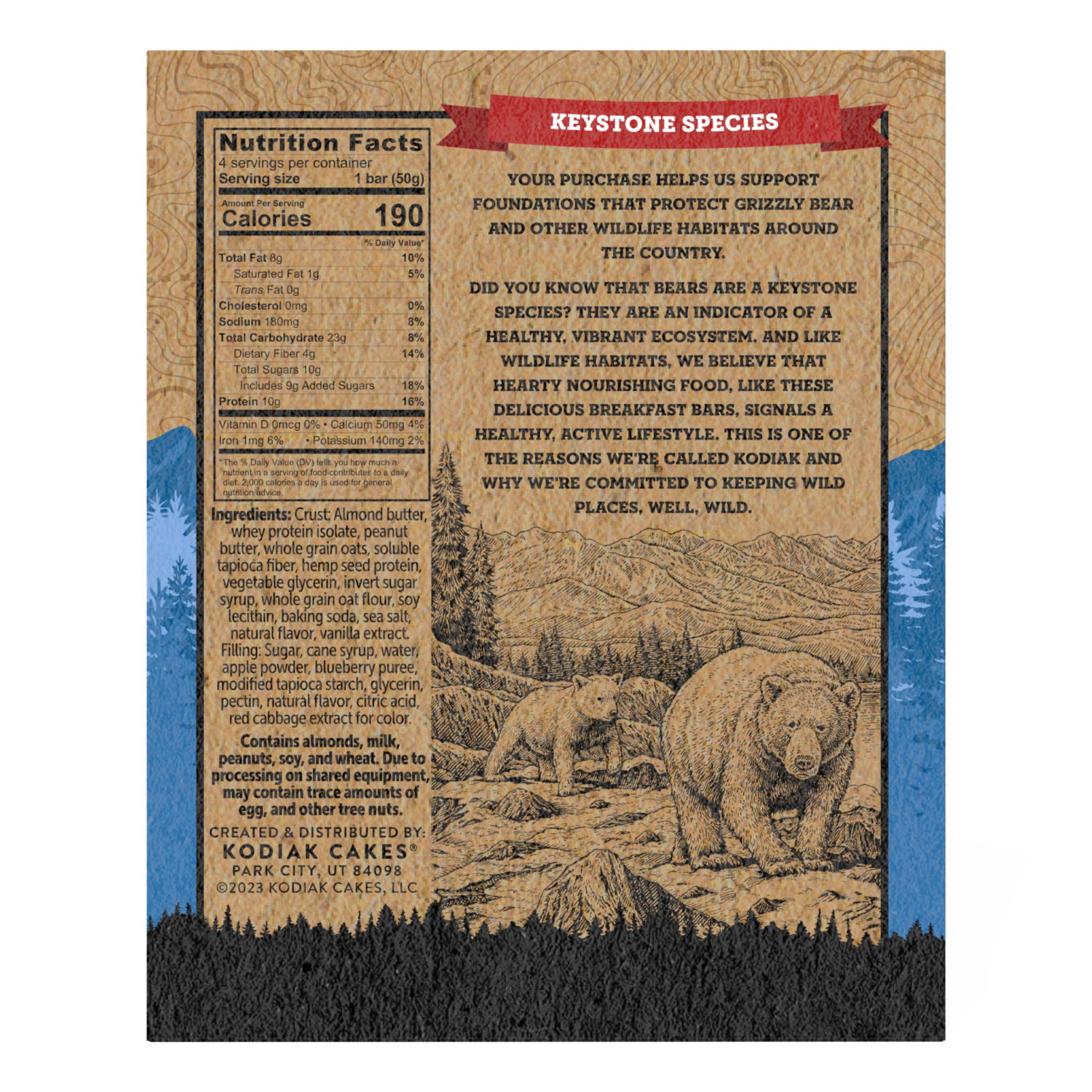 slide 2 of 7, Kodiak Cakes Breakfast Bar, Blueberry Oat, 7.05 oz, 7.05 oz