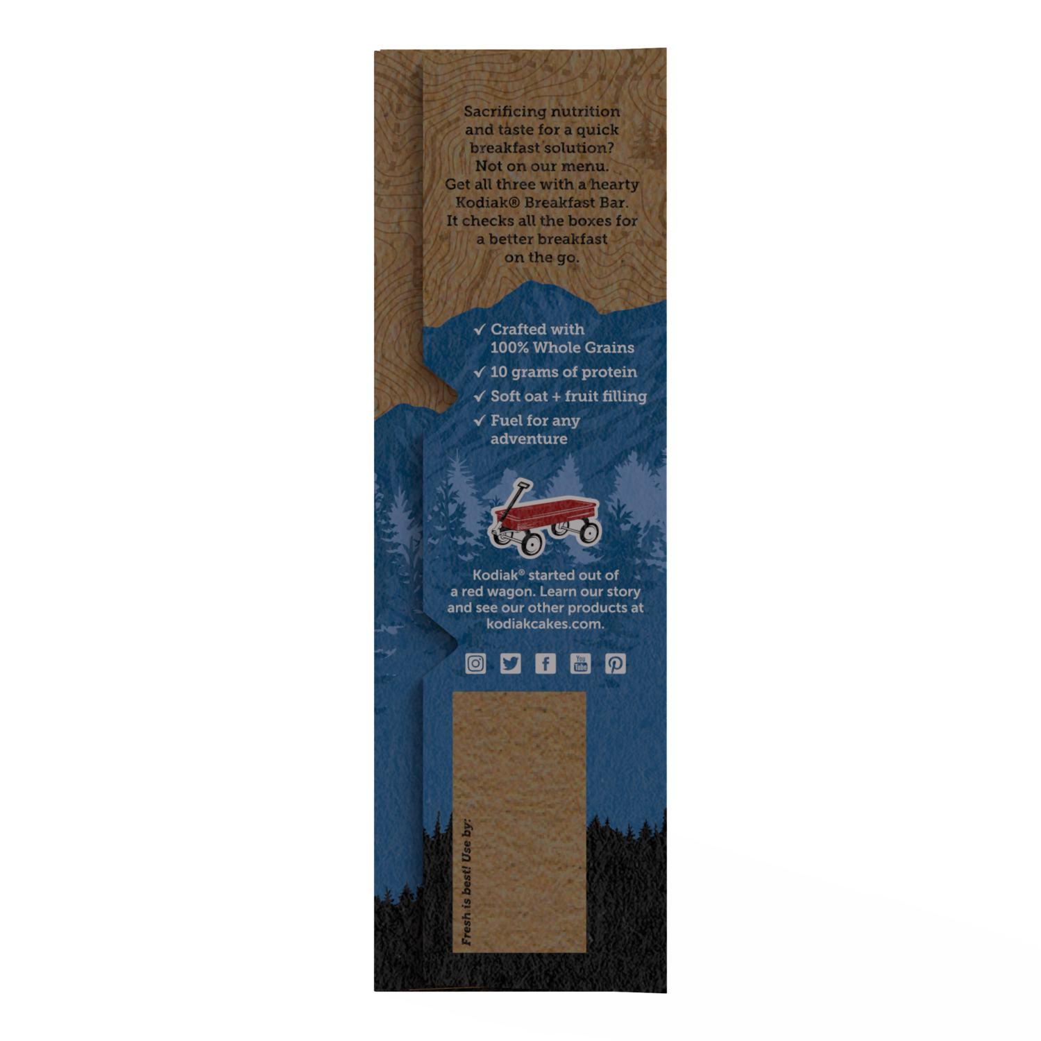 slide 4 of 7, Kodiak Cakes Breakfast Bar, Blueberry Oat, 7.05 oz, 7.05 oz