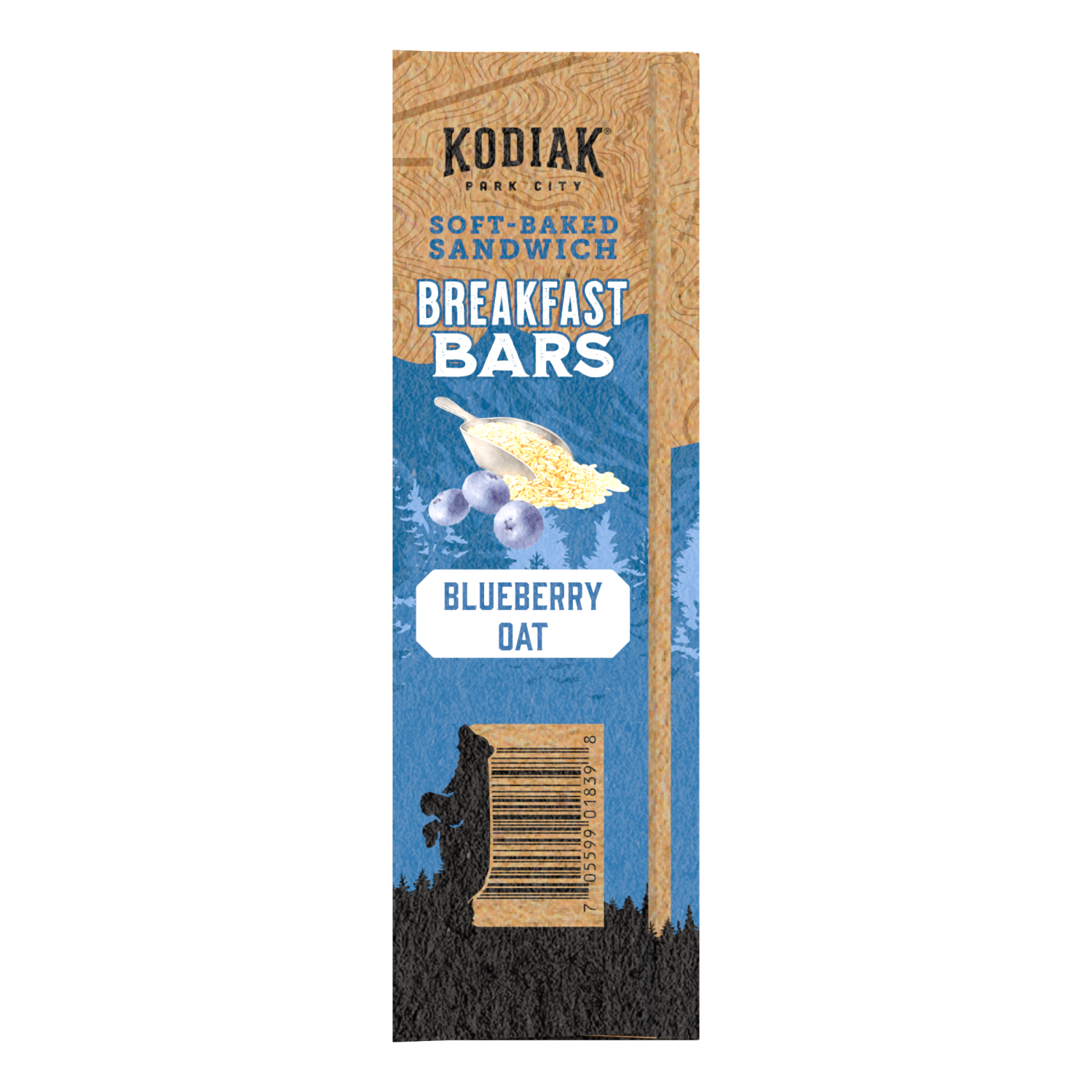 slide 5 of 7, Kodiak Cakes Breakfast Bar, Blueberry Oat, 7.05 oz, 7.05 oz