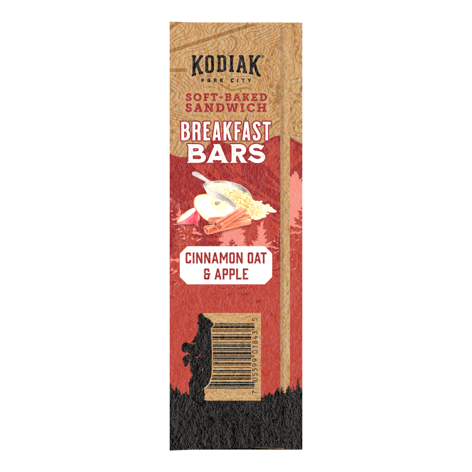 slide 3 of 5, Kodiak Cakes Breakfast Bar, Cinnamon Oat & Apple, 7.05 oz, 4 ct