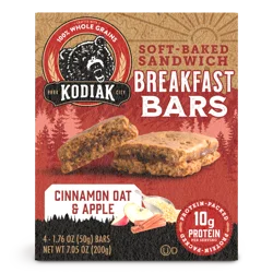 Kodiak Cakes Breakfast Bar, Cinnamon Oat & Apple, 7.05 oz