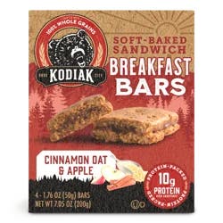 Kodiak Cakes Breakfast Bar, Cinnamon Oat & Apple, 7.05 oz